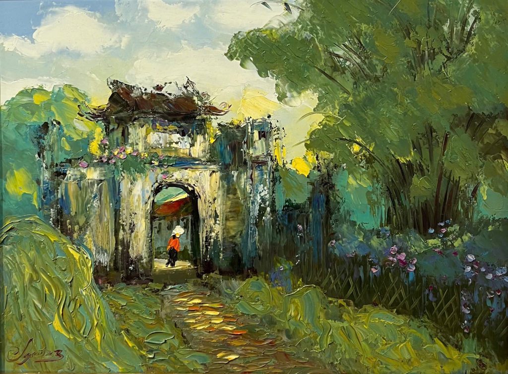 Tranh Phong Cảnh Nông Thôn