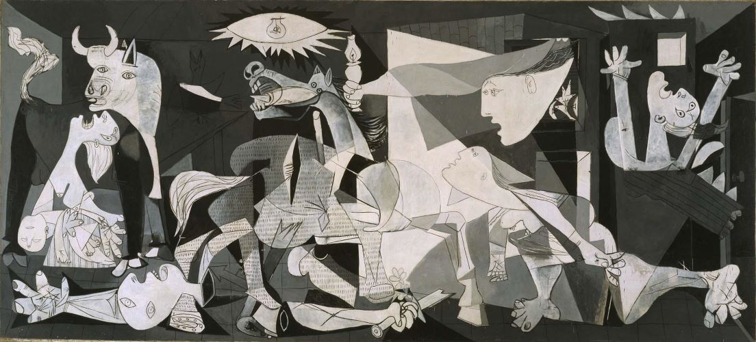 Guernica tranh sơn dầu nổi tiếng thế giới của họa sĩ pablo picasso