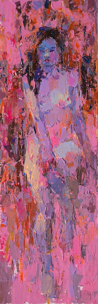 Khỏa Thân Đỏ IV - Tranh Sơn Dầu Đẹp Của Họa Sĩ Danh Cường Khỏa Thân Đỏ IV - Tranh Sơn Dầu Đẹp Của Họa Sĩ Danh Cường