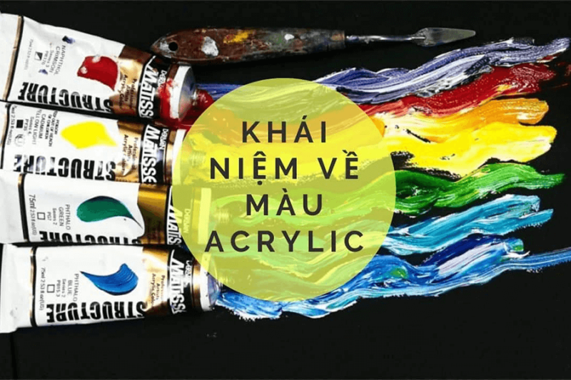 Màu Acrylic Là Gì? | Phân Biệt Giữa Sơn Dầu Và Sơn Acrylic - Tranh Sơn ...