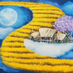 Mùa No Đủ Tranh sơn dầu của họa sĩ Hoàng A Sáng