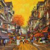 Phố IV - Tranh Sơn Dầu Đẹp Của Hoạ Sĩ Giáp Văn Tuấn