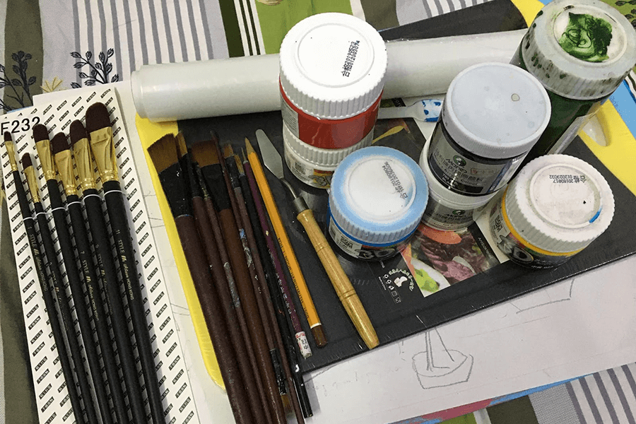 Sự phân biệt giữa sơn Acrylic và sơn dầu