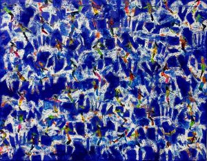 Tụ II - Tranh Sơn Dầu của Họa Sĩ Nguyễn Phan Bách