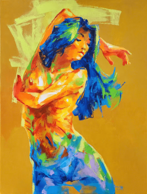 Vũ Điệu Tạo Hình - Tranh acrylic độc bản của Hoạ sĩ Mai Huy Dũng