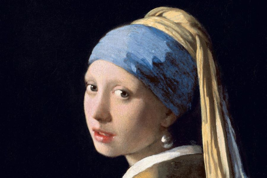 cô gái đeo hoa tai ngọc trai Girl With a Pearl Earring tranh sơn dầu nổi tiếng thế giới của họa sĩ Johannes Vermeer